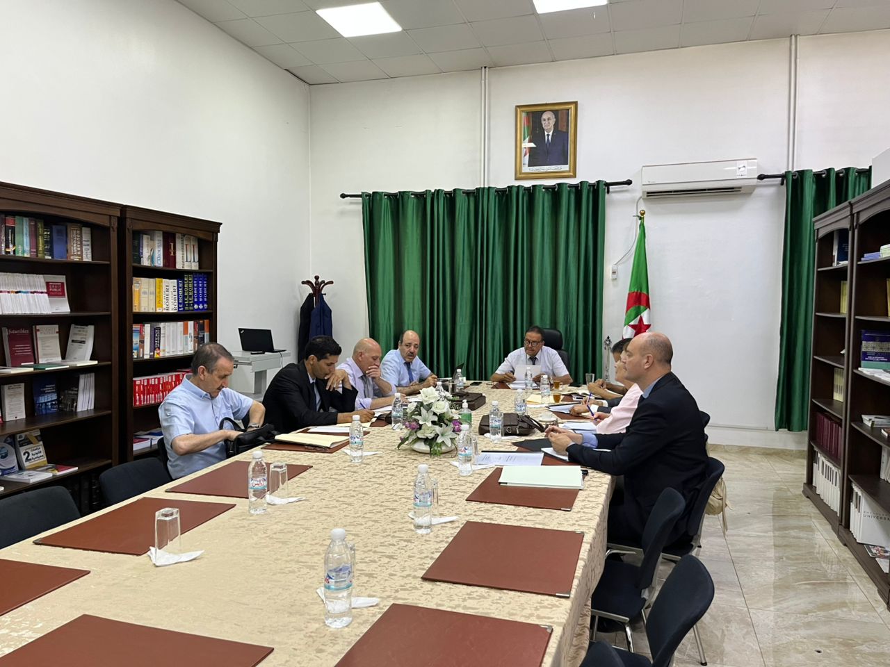 إنعقاد إجتماع مجلس إدارة المدرسة الوطنية للإدارة