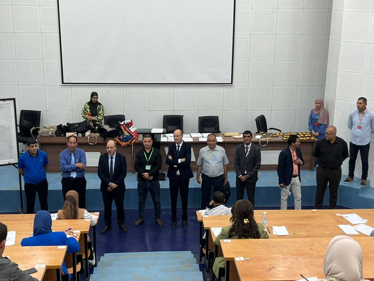 مجريات الاختبارات الكتابية  لمسابقة الالتحاق بالمدرسة -دورة 2025-