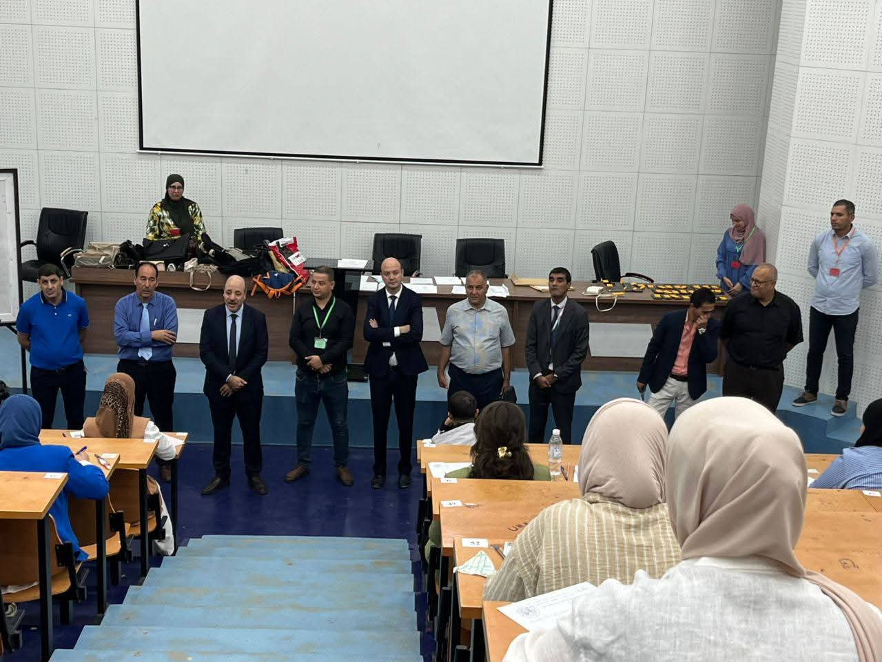 مجريات الاختبارات الكتابية  لمسابقة الالتحاق بالمدرسة -دورة 2025-