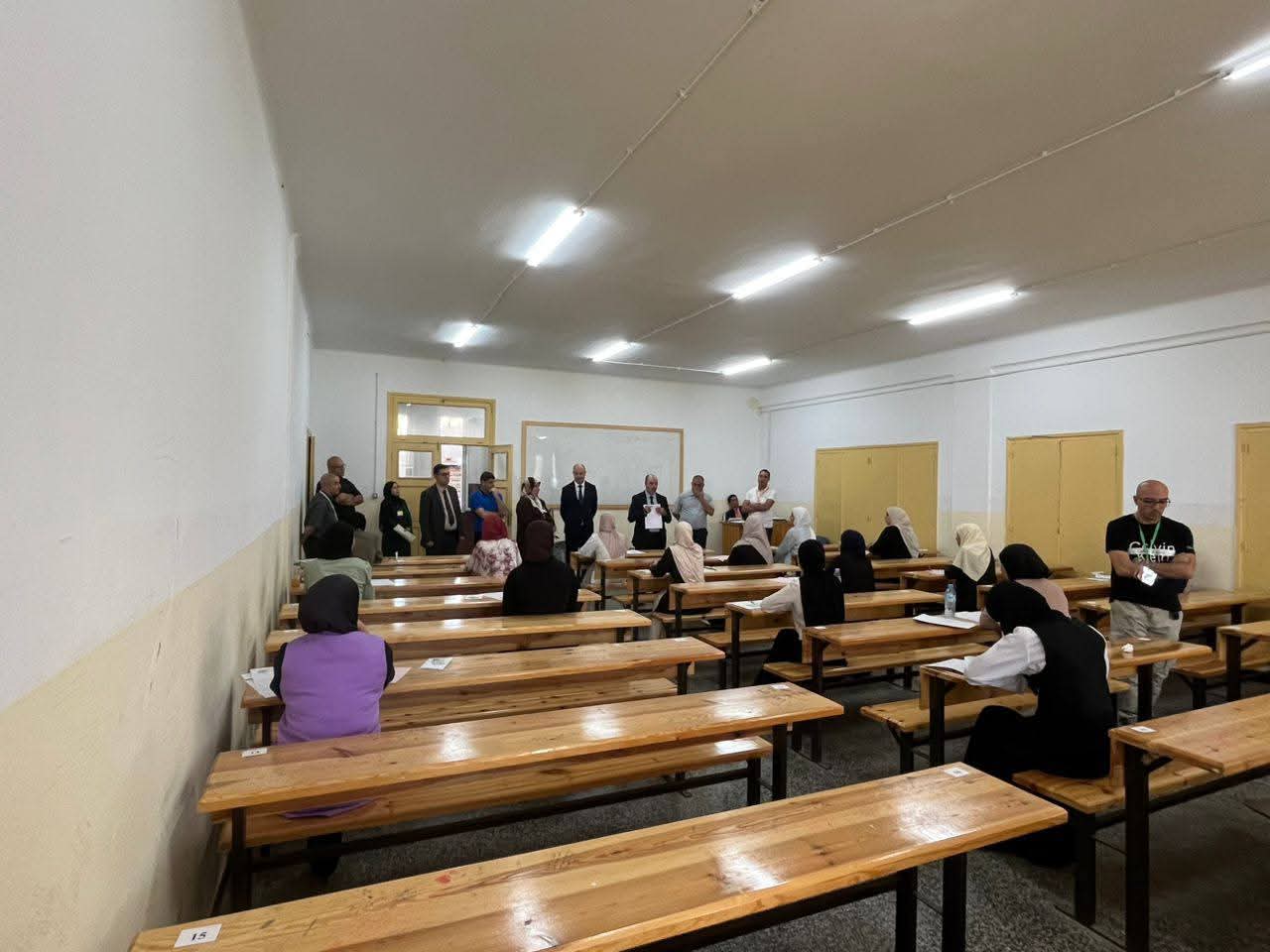 مجريات الاختبارات الكتابية  لمسابقة الالتحاق بالمدرسة -دورة 2025-