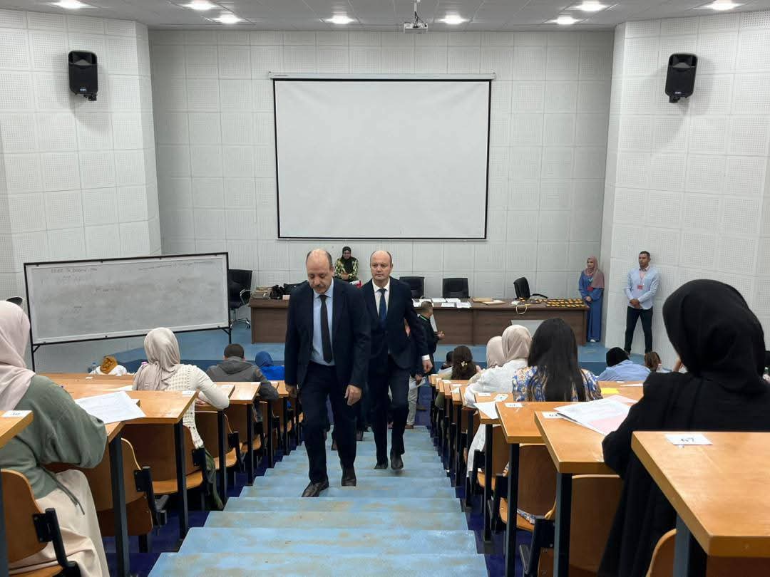 مجريات الاختبارات الكتابية  لمسابقة الالتحاق بالمدرسة -دورة 2025-