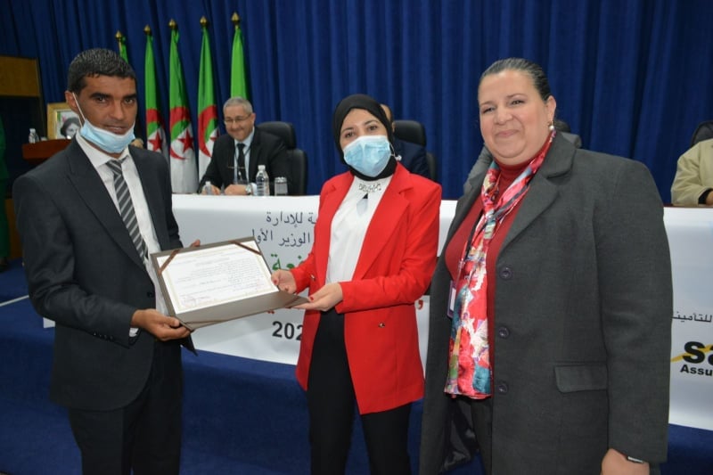 مراسيم حفل تخرج الدفعة الخمسين-50-  للمتصرفين الرئيسيين المسماة "مليكة قايد"