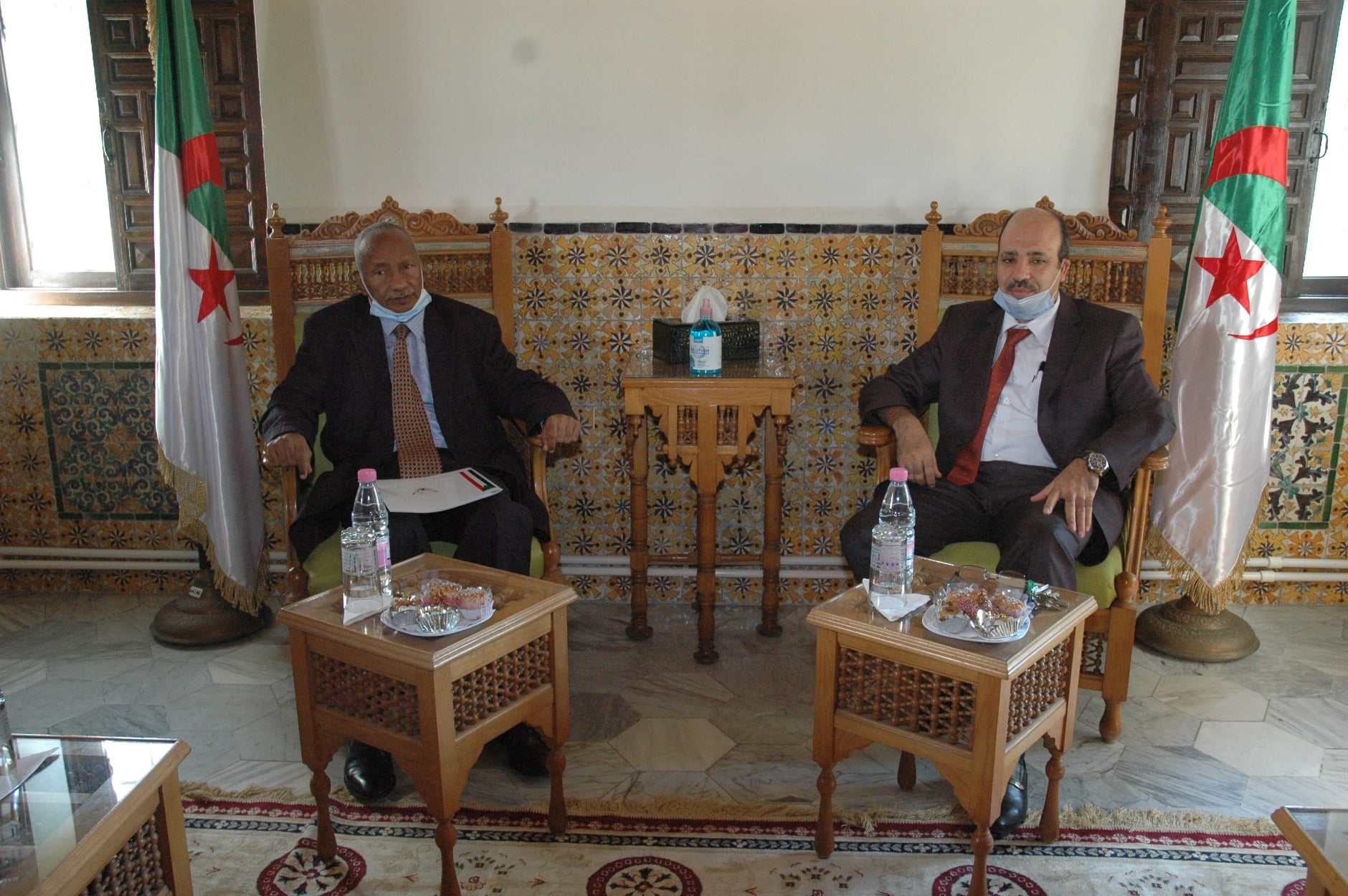 زيارة سعادة سفير دولة السودان الشقيقة بالجزائر