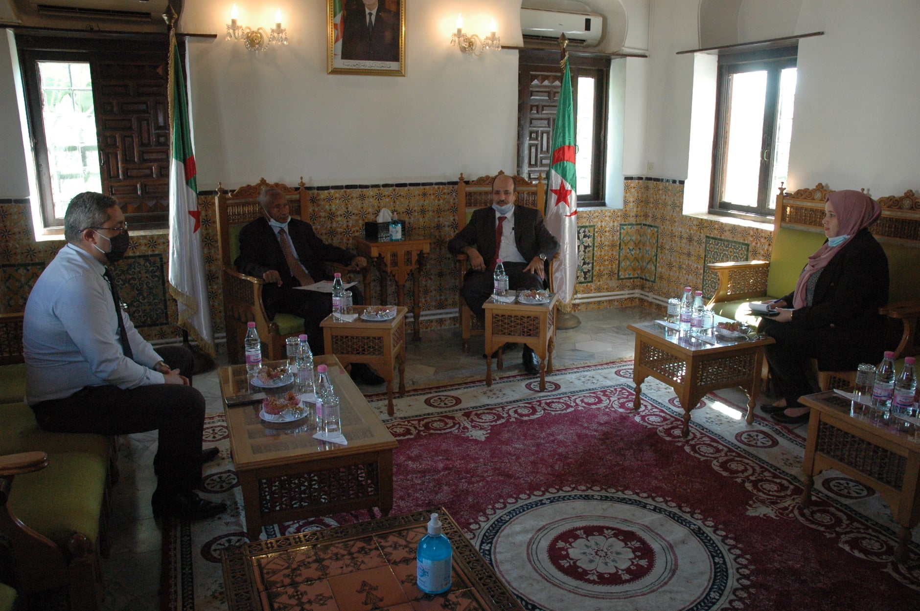 زيارة سعادة سفير دولة السودان الشقيقة بالجزائر