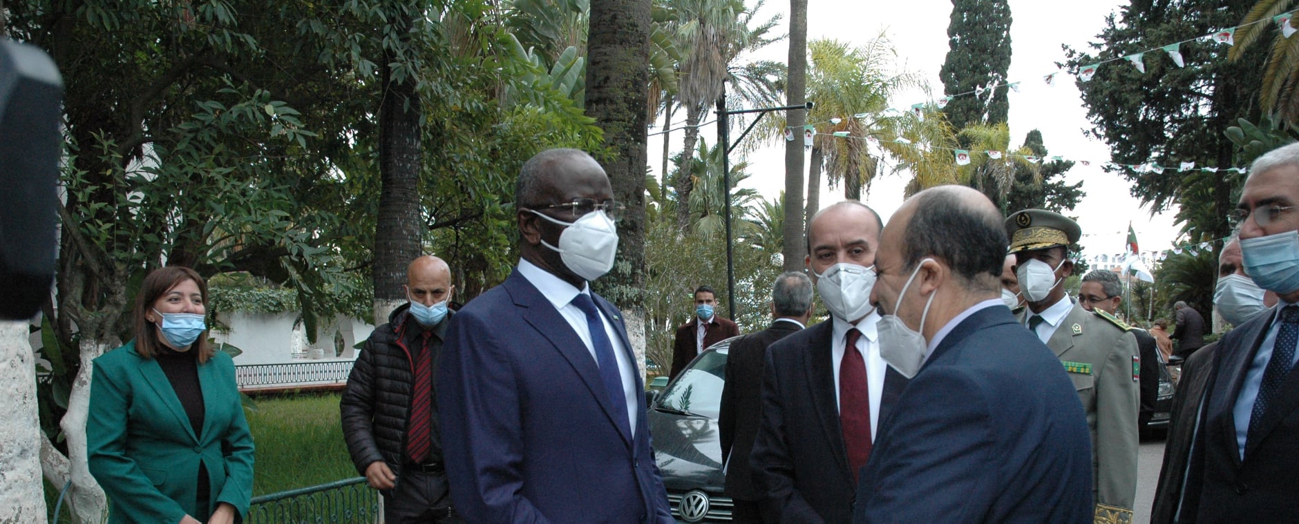 زيارة وزير الداخلية الجماعات المحلية والتهيئة العمرانية رفقة نظيره وزير الداخلية واللامركزية الموريتاني