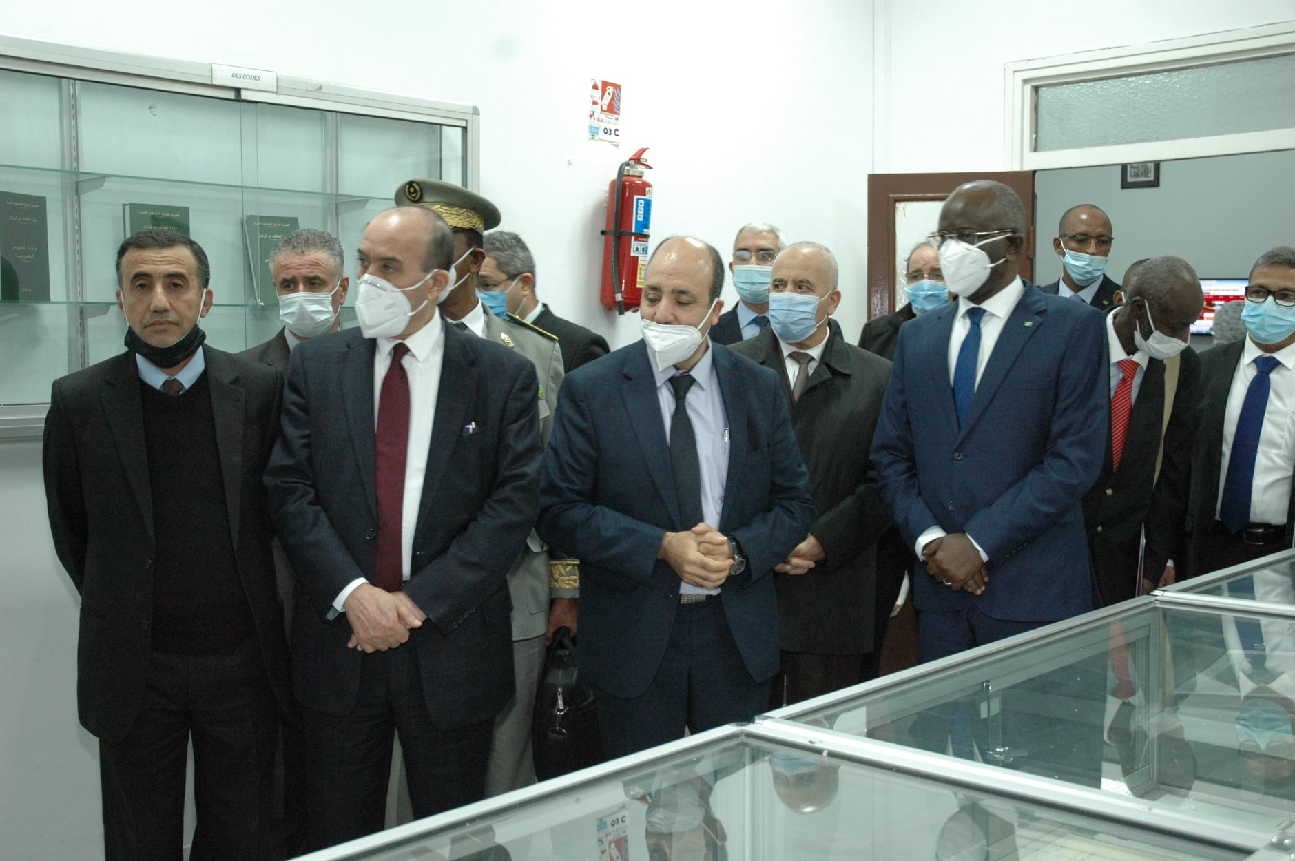 زيارة وزير الداخلية الجماعات المحلية والتهيئة العمرانية رفقة نظيره وزير الداخلية واللامركزية الموريتاني