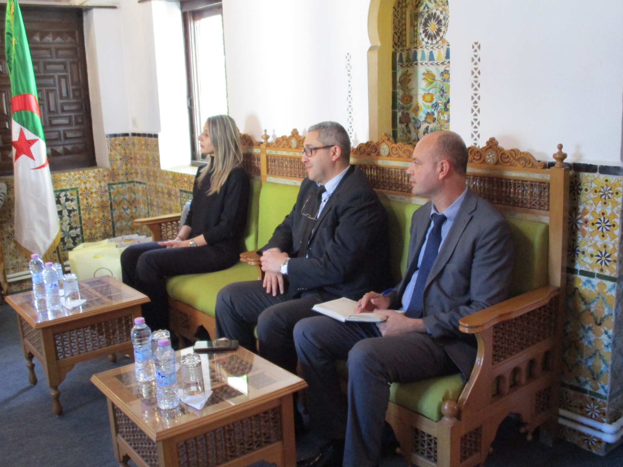 ستقبال وفد دبلوماسي من دولة النيجر